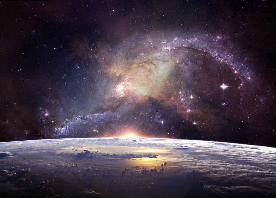 光り輝く宇宙